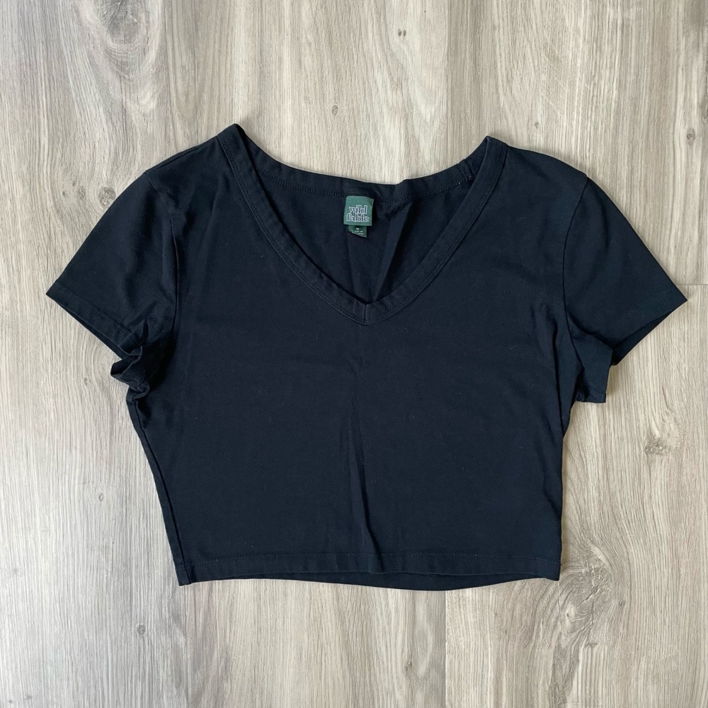 Wild Fable Short Sleeve Crop Top